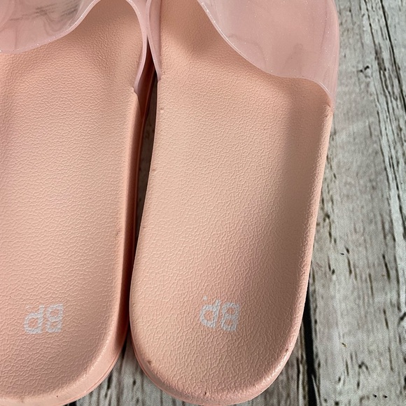 BP “June” Pink Jelly Slides Women’s Sz 11 Casual Pool Slides Slip On Sandals - Picture 9 of 11